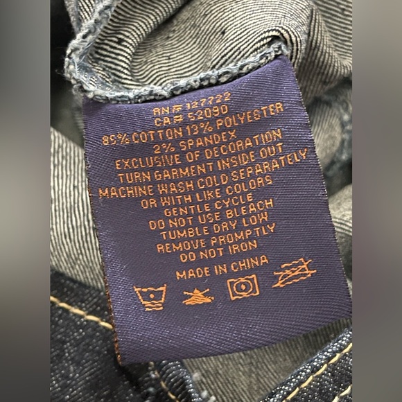 NWT Dereon Y2K Hooded Embroidered Jeweled Denim Jumpsuit Size Medium - Picture 11 of 11